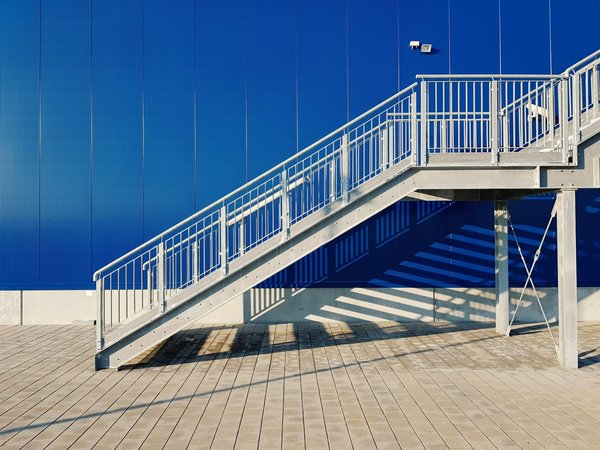 Concevez votre escalier droit métallique sur mesure